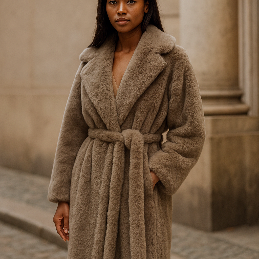 LYS MANTEAU FOURRURE