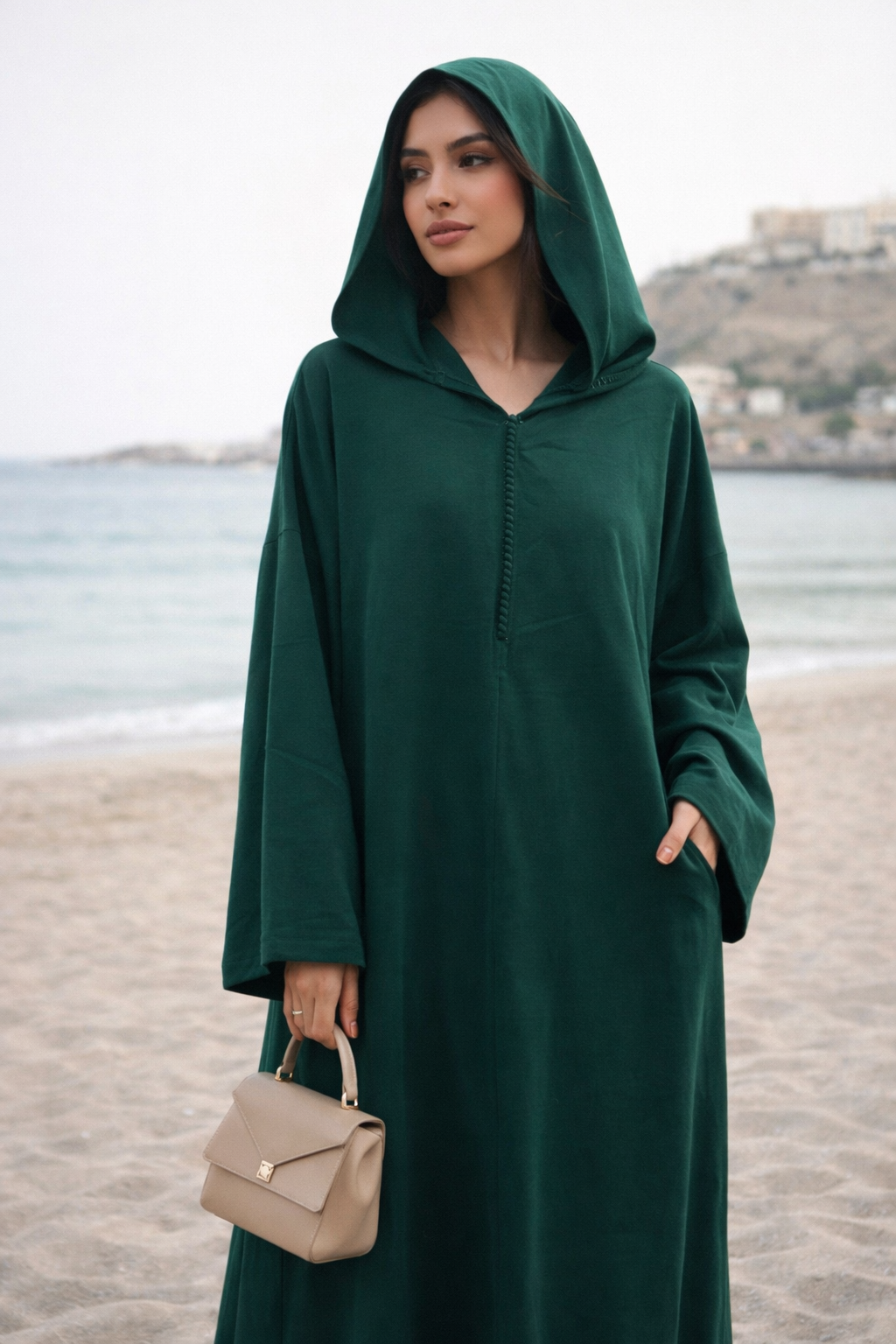 INAYA DJELLABA À MAIN MLIFA BERCHMANE