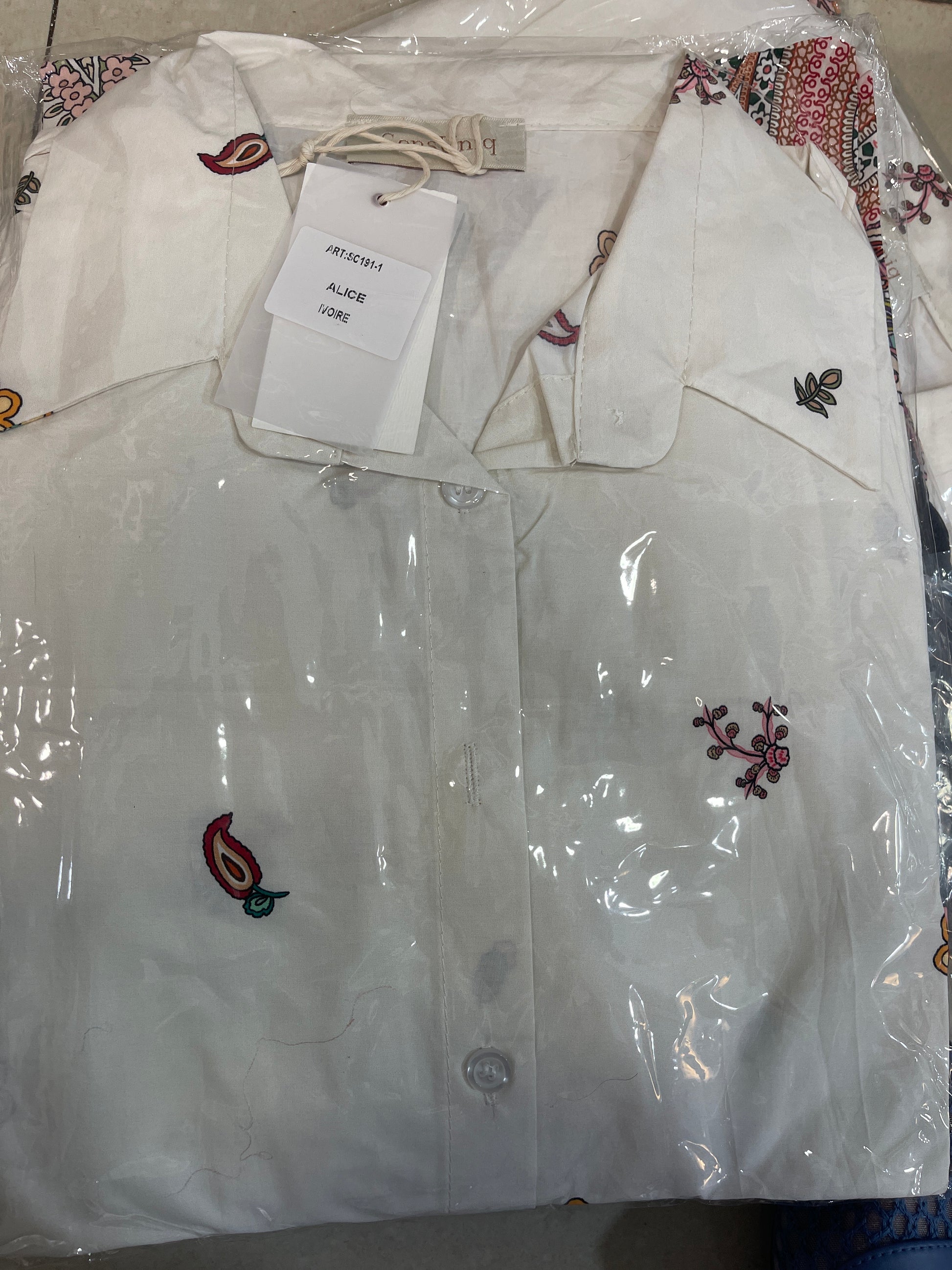 IVORE ROBE FLEURI