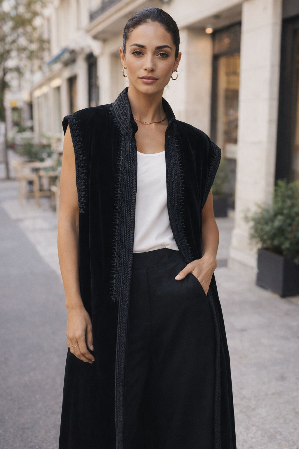 ZINAIDA KIMONO VELOUR